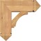 Ekena Millwork Imperial Arts and Crafts Smooth Bracket w/ Offset Brace, Western Red Cedar, 7 1/2"W x 20"D x 20"H BKT0806X20X20IMP03SWR - alternate 4